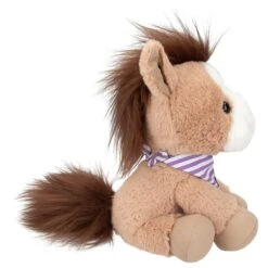 Depesche 12449 SNUKIS Pferd Bella Hellbraun Mit Halstuch 18cm Plüsch Kuscheltier -Bester Spielzeug Geschäft 0012449 0012449 12449 3 image zoom