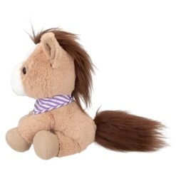 Depesche 12449 SNUKIS Pferd Bella Hellbraun Mit Halstuch 18cm Plüsch Kuscheltier -Bester Spielzeug Geschäft 0012449 0012449 12449 5 image zoom
