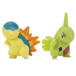 Jazwares PKW0140 Pokemon Battle Figuren Pack - Larvitar + Feurigel -Bester Spielzeug Geschäft 0191726381891 Pokemon Battle Figure Multipack Battle Ready PKW0140 Group FRONT A
