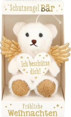 Depesche 10256 Weihnachtlicher Schutzengelbär In Der Box - Ich Beschütze Dich