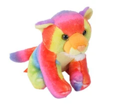 Wild Republic 26021 Pocketkins Regenbogen Tiger Ca 12cm Plüsch