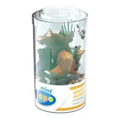 Papo 33106 Mini Savanne Inkl. 6 Figuren Isiplay Aufbau 33020 -Bester Spielzeug Geschäft 33020