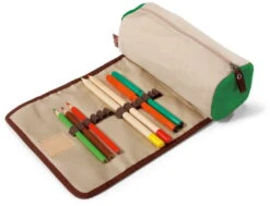 Nici 33432 Schlamper Mäppchen Zum Rollen Eichhörnchen Qunicy Oak 19x7cm -Bester Spielzeug Geschäft 33432 me1