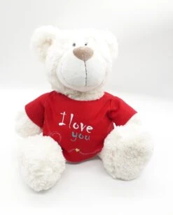 Nici 37756.1 Classic Bear Creme Mit Rotem T-Shirt "I Love You" 35cm Plüsch Schlenker -Bester Spielzeug Geschäft 37756 1 10