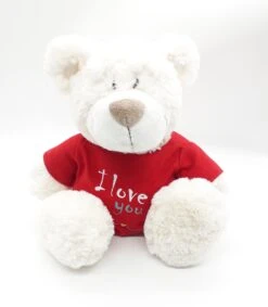 Nici 37756.1 Classic Bear Creme Mit Rotem T-Shirt "I Love You" 35cm Plüsch Schlenker -Bester Spielzeug Geschäft 37756 1 11
