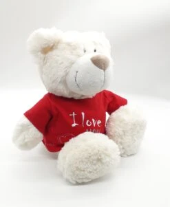 Nici 37756.1 Classic Bear Creme Mit Rotem T-Shirt "I Love You" 35cm Plüsch Schlenker -Bester Spielzeug Geschäft 37756 1 9