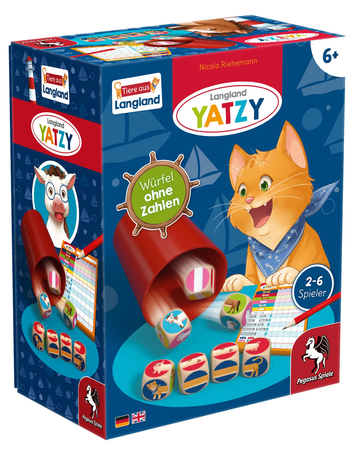 Langland Yatzy Würfel Ohne Zahlen Würfelspiel Tiermotive Ab 6 Jahren Pegasus 3 Langland Yatzy Würfel Ohne Zahlen Würfelspiel Tiermotive Ab 6 Jahren Pegasus