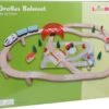Holzeisenbahn Set 50 Teile Mit Zug, Brücke, Weichen Und Mehr -Bester Spielzeug Geschäft 42523381 2 2 4018501076420 H