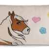 Nici 43214 Kissen Haflinger Pferd Leotie Rechteckig 43x25cm Cremefarben Plüsch