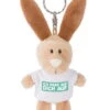 Nici 44719 Schlüsselanhänger Hase Mit T-Shirt Ca 10cm - Ich Pass Auf Dich Auf