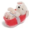 Nici 45373 Sleeping Puppies Schlafendes Hundebaby Im Körbchen 16cm Creme -Bester Spielzeug Geschäft 45373 01 HA Frei 2048x1746