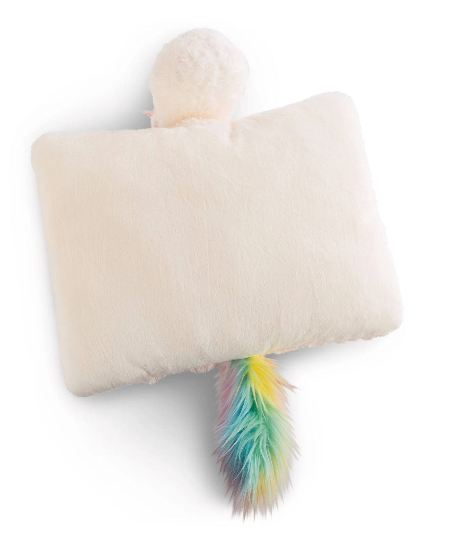 Nici 47383 Kuscheltierkissen Weißes Einhorn Rainbow Yin & Yang 40x30cm Plüsch 4 Nici 47383 Kuscheltierkissen Weißes Einhorn Rainbow Yin & Yang 40x30cm Plüsch – Bild 2