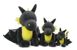 Nici 47994 Drache Dragor Schwarz-gelb 30cm Stehend Plüsch Kuscheltier Dragonia -Bester Spielzeug Geschäft 47995 06 47994 47993 Groessenvergleich 2048x1331