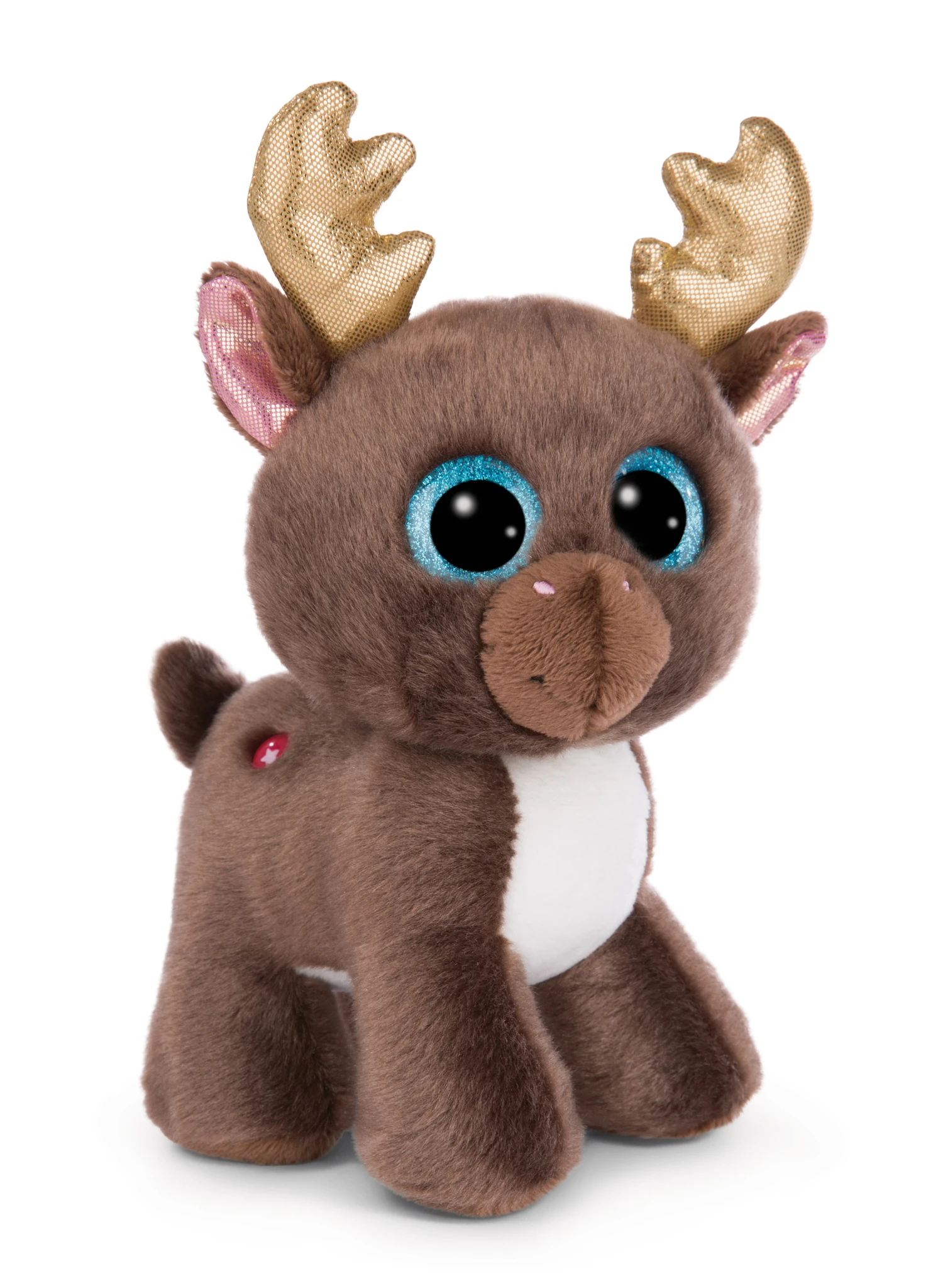 Nici 49289 Glubschis Rentier Chocolate Mousse 17cm Stehend Kuscheltier GREEN 3 Nici 49289 Glubschis Rentier Chocolate Mousse 17cm Stehend Kuscheltier GREEN