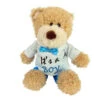 Plüsch Bär "It's A Boy" Sitzend 25cm / Gesamtgröße 34cm Kuscheltier Kwikki