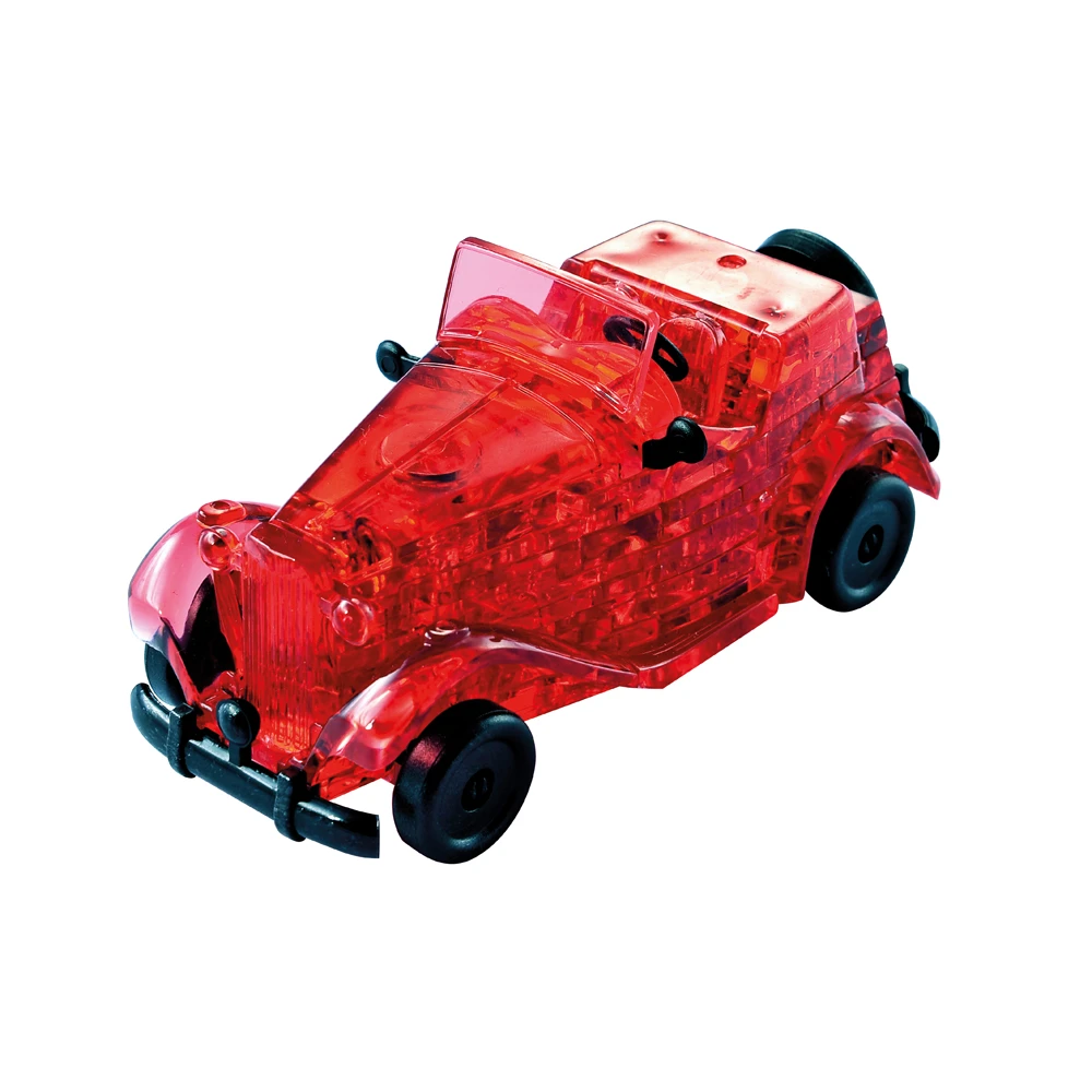 Crystal Puzzle 3D - Roter Oldtimer 53 Teile Ca. 10cm 59135 3 Crystal Puzzle 3D - Roter Oldtimer 53 Teile Ca. 10cm 59135