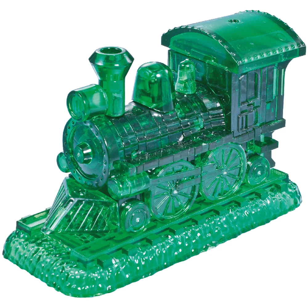 HCM Kinzel Crystal Puzzle 3D - Grüne Lokomotive 38 Teile Ca. 10cm 59149 3 HCM Kinzel Crystal Puzzle 3D - Grüne Lokomotive 38 Teile Ca. 10cm 59149