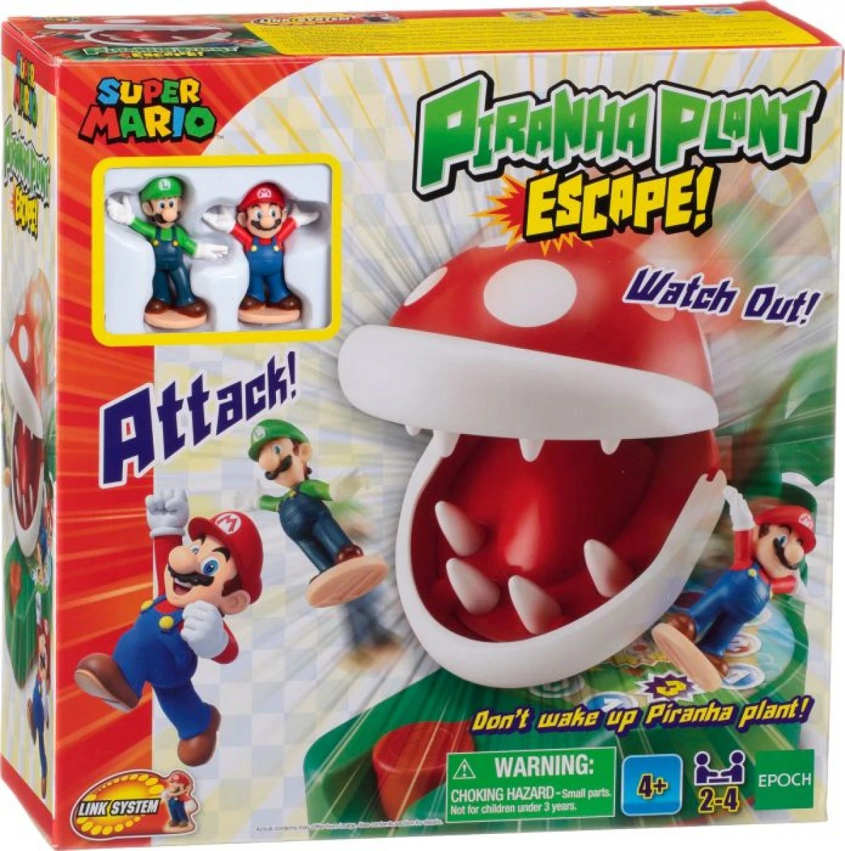Epoch Super Mario Piranha Plant Escape Spiel - Lasst Euch Nicht Fressen! 3 Epoch Super Mario Piranha Plant Escape Spiel - Lasst Euch Nicht Fressen!
