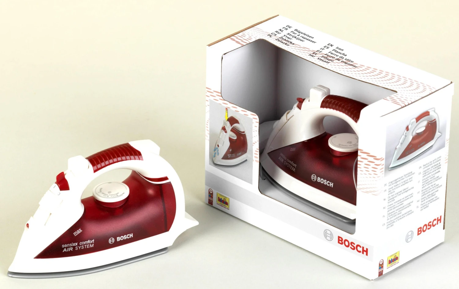 Theo Klein Bosch Bügeleisen Für Kinder Inkl. Wassersprüh-Funktion 6254 3 Theo Klein Bosch Bügeleisen Für Kinder Inkl. Wassersprüh-Funktion 6254