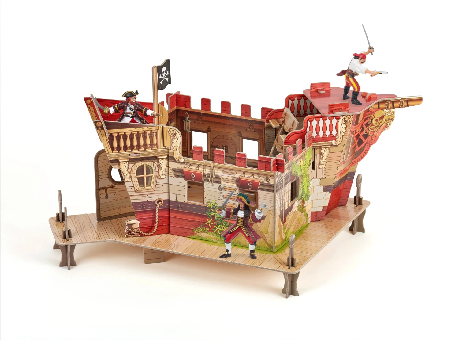 Papo 80403 Piratenfestung Le Fort Pirate Spielset Mit 3 Figuren 3 Papo 80403 Piratenfestung Le Fort Pirate Spielset Mit 3 Figuren