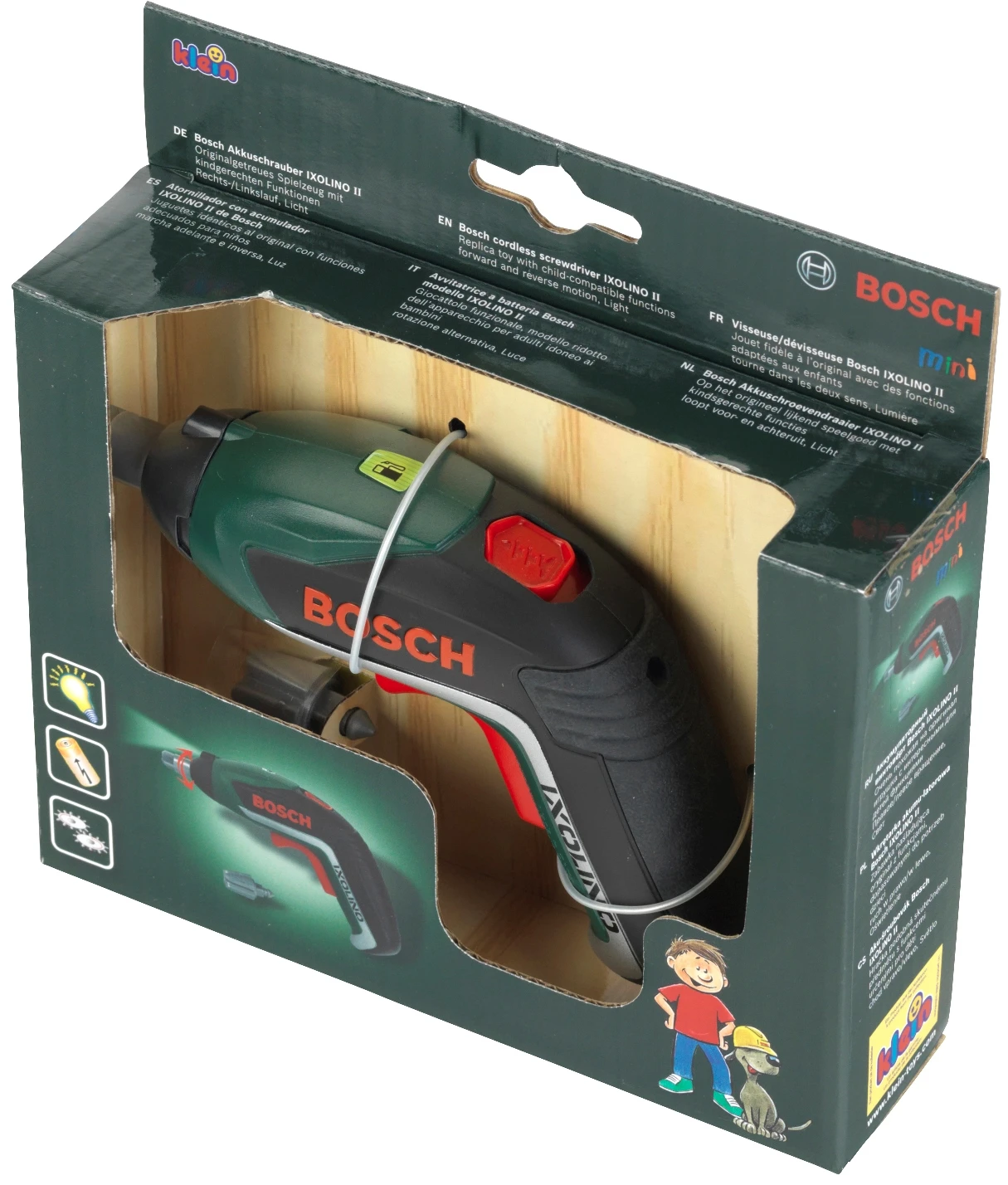 Theo Klein Bosch Akkuschrauber Ixolino II Kinderspielzeug + Zubehör Batteriebetrieben 8300 4 Theo Klein Bosch Akkuschrauber Ixolino II Kinderspielzeug + Zubehör Batteriebetrieben 8300 – Bild 2