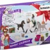 Adventskalender Schleich Horse Club Mit 3 Pferden, Reiterin, Tieren Und Mehr