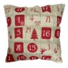 Hergo Sofahelden Adventskalender Kissen Mit Taschen 40x40cm - Nostalgie 8992 -Bester Spielzeug Geschäft 8992