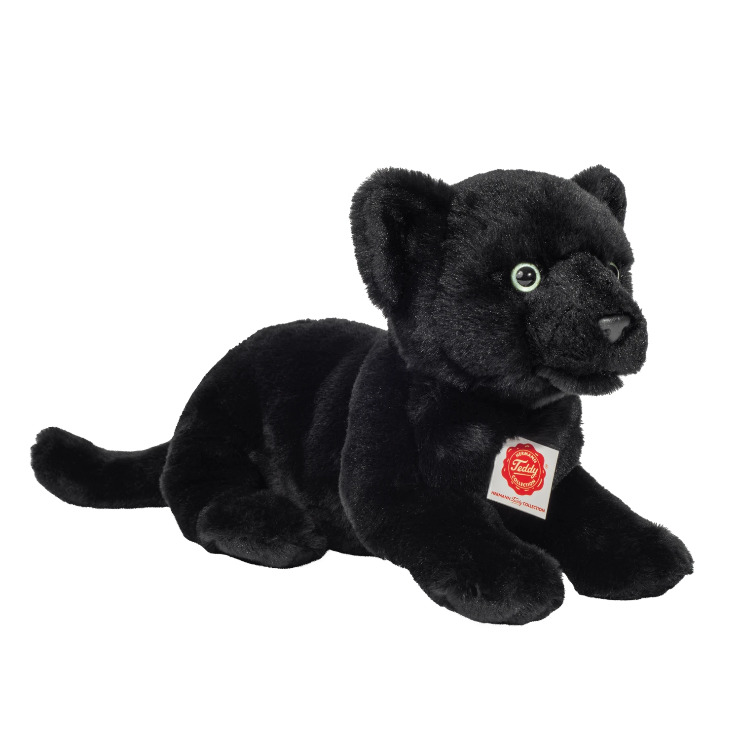 Teddy Hermann 90475 Panther Baby Liegend Ca. 30cm Plüsch Kuscheltier 3 Teddy Hermann 90475 Panther Baby Liegend Ca. 30cm Plüsch Kuscheltier
