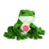 Teddy Hermann 92020 Frosch Sitzend Ca. 15cm Plüsch Kuscheltier -Bester Spielzeug Geschäft 92020