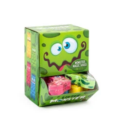 Trendhaus 953254 4er-SET LITTLE MONSTER Magic Socks Zaubersocken Bunt Onesize -Bester Spielzeug Geschäft 953254 c LITTLE MONSTER Magic Socks