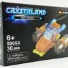 Johntoy N-Brix Crystaland Mini Series Bausteine - 99053 Düsenflieger (30 Teile) -Bester Spielzeug Geschäft 99053