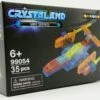 Johntoy N-Brix Crystaland Mini Series Bausteine - 99054 Flugzeug Kampfjet (35 Teile) -Bester Spielzeug Geschäft 99054