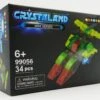 Johntoy N-Brix Crystaland Mini Series Bausteine - 99056 Flugzeug (34 Teile)