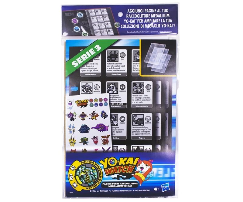 Hasbro Yo-Kai Watch Medaillium SammelbuchSeiten Serie 3 B60461032 + Exklusiver Medaille 3 Hasbro Yo-Kai Watch Medaillium SammelbuchSeiten Serie 3 B60461032 + Exklusiver Medaille