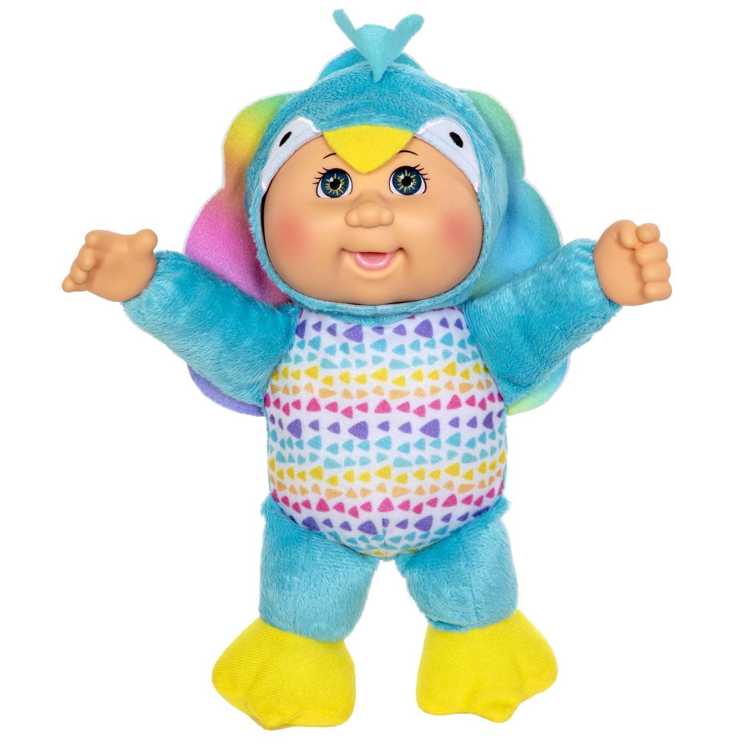 JAZWARES Cabbage Patch Kids Rainbow Garden Collectible Cuties Puppe #167 Mila Pfau 3 JAZWARES Cabbage Patch Kids Rainbow Garden Collectible Cuties Puppe #167 Mila Pfau