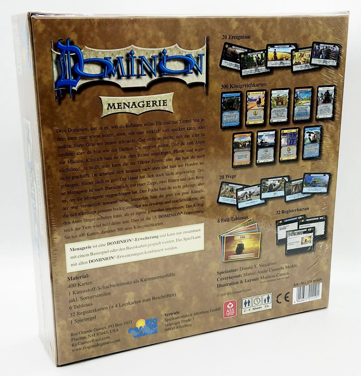 Rio-Grande-Games Dominion Erweiterung Menagerie - Jetzt Mit Tieren 4 Rio-Grande-Games Dominion Erweiterung Menagerie - Jetzt Mit Tieren – Bild 2