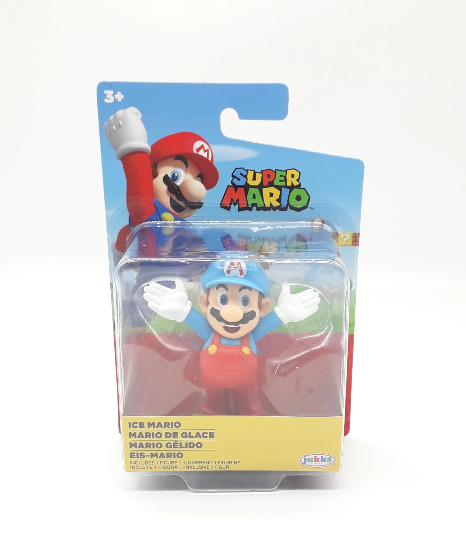 JAKKS PACIFIC Jakks 40550 Nintendo Super Mario Figur Im Display Ca 5cm - Ice Mario / Eis Mario 3 JAKKS PACIFIC Jakks 40550 Nintendo Super Mario Figur Im Display Ca 5cm - Ice Mario / Eis Mario