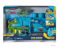 JAZWARES MicroMachines Spielset Serie 1 Inkl. Exklusives Fahrzeug - Waschstrasse