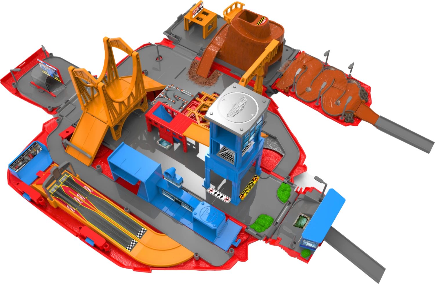 JAZWARES MicroMachines Super-Van-City Riesige Spielstadt Inkl. 3 Fahrzeuge Ca. 60x60 Cm 6 JAZWARES MicroMachines Super-Van-City Riesige Spielstadt Inkl. 3 Fahrzeuge Ca. 60x60 Cm – Bild 4