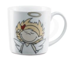 Nici 28311 Tasse Engel Engelchen Porzellan Ca 8cm Devil & Angel Kaffeetasse -Bester Spielzeug Geschäft N28311
