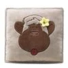 Nici 29629 Kissen Monkey Love Affe Linda 32x32cm Plüsch Kuschelkissen -Bester Spielzeug Geschäft N29629