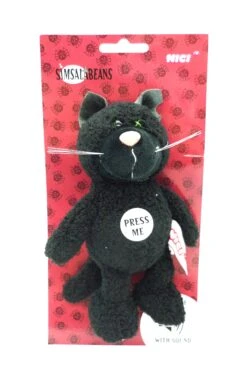 Bester Spielzeug Geschäft -Bester Spielzeug Geschäft Nici 29153 Simsalabeans schwarze Katze Samuel ca 15cm Pluesch mit Sound 2
