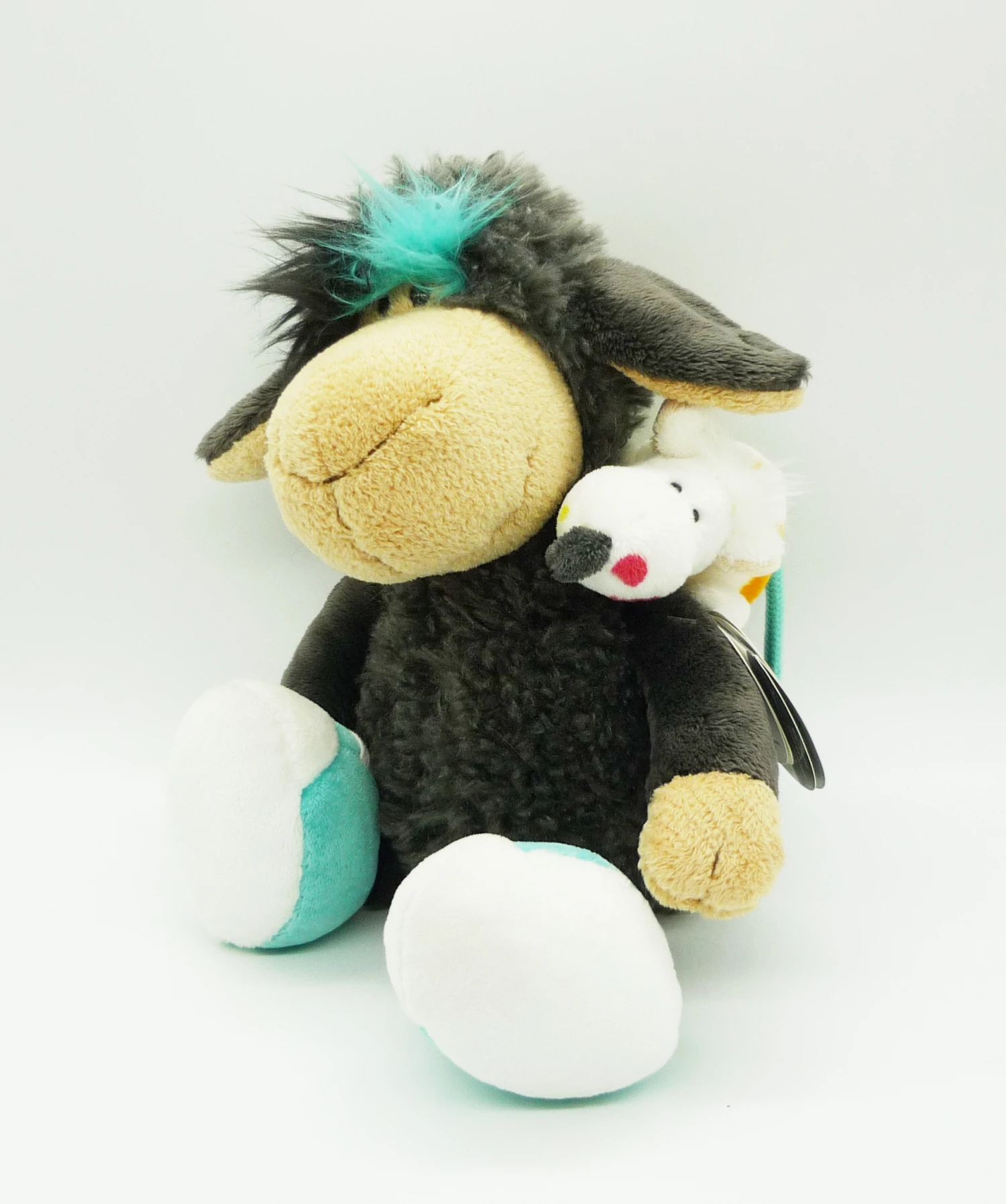 Nici 37068 Schaf Jolly Leroy 30cm Mit MagNICI Ratte Schlenker Plüsch Kuscheltier 4 Nici 37068 Schaf Jolly Leroy 30cm Mit MagNICI Ratte Schlenker Plüsch Kuscheltier – Bild 2