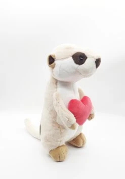 Nici 90551 Erdmännchen Mit Herz Meerkat 30cm Plüsch Kuscheltier Taiwan Limited -Bester Spielzeug Geschäft Nici 90551 Erdmaennchen mit Herz Meerkat 30cm Pluesch Kuscheltier Taiwan Limited 2