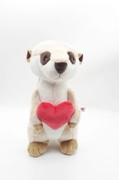 Nici 90551 Erdmännchen Mit Herz Meerkat 30cm Plüsch Kuscheltier Taiwan Limited -Bester Spielzeug Geschäft Nici 90551 Erdmaennchen mit Herz Meerkat 30cm Pluesch Kuscheltier Taiwan Limited 5