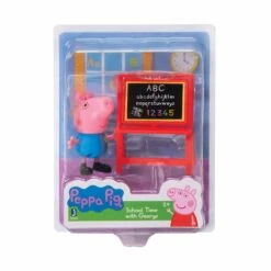 JAZWARES Peppa Pig Spielset Schulzeit Mit George Spielfigur Mit Zubehör PEP0665 -Bester Spielzeug Geschäft PEP0665 PEP School Time with George IP kk