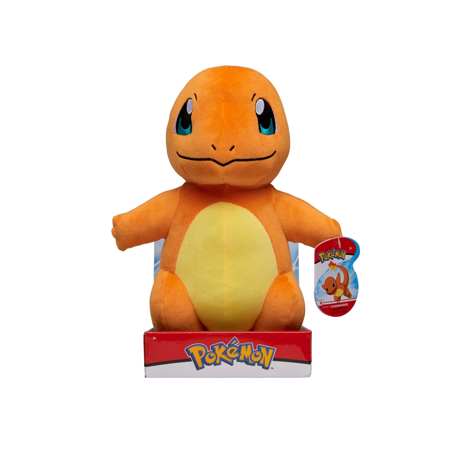 Jazwares PKW0060 Pokemon Plüsch Kuscheltier Im Display Ca 25cm - Glumanda 3 Jazwares PKW0060 Pokemon Plüsch Kuscheltier Im Display Ca 25cm - Glumanda