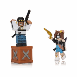JAZWARES Roblox Mix & Match 2 Figuren Mit Zubehör - Murder Mystery 2 ROB0209 -Bester Spielzeug Geschäft ROB0209 ROB Game Packs Murder Mystery 2 W6 OP 1 k