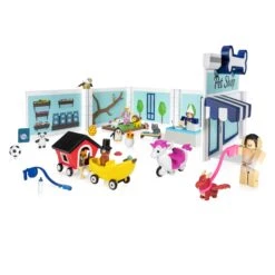 JAZWARES Roblox Mix & Match - Pet Shop Tierhandlung Mit 40 Teilen ROG0177 -Bester Spielzeug Geschäft ROG0177 ROG Adopt Me Pet Store Action OP 1 kk