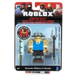 JAZWARES Roblox Mix & Match Figur Mit Zubehör - Industrial Guardian Armor ROB0490
